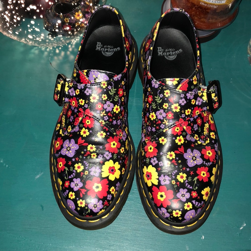 Unique floral Dr Martens